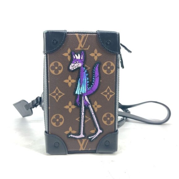 LOUIS VUITTON M80144 Monogram Soft Trunk-Phone Box Bag Pochette Shoulder Bag - Picture 1 of 14